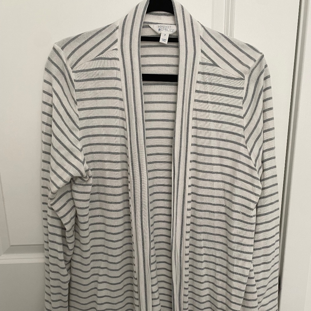 Market and Spruce Striped Cardigan